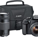 Canon - EOS Rebel T5 DSLR Camera with 18-55mm and 75-300mm Lenses - Black