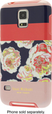 Isaac Mizrahi New York - Hard Shell Case for Samsung Galaxy S 5 Cell Phones - Navy/Pink/White