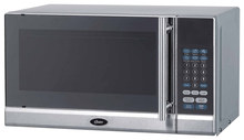 Oster - 0.7 Cu. Ft. Compact Microwave - Silver - Image 1
