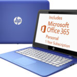 HP - Stream 13.3" Touch-Screen Laptop - Intel Celeron - 2GB Memory - 32GB Flash Storage - Horizon Blue/Light Turquoise