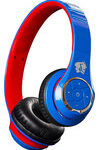 Life N Soul - Wireless Bluetooth Over-the-Ear Headphones - Blue/Red