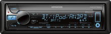 Kenwood - CD - Built-In Bluetooth - Apple® iPod®- and Satellite Radio-Ready - In-Dash Receiver - Black - Image 1