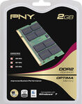 PNY - 2GB PC6400 DDR2 SoDIMM Laptop Memory - Multi