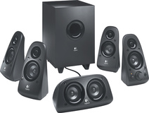 Logitech - Z506 5.1 Surround Sound Speakers (6-Piece) - Black