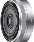 Sony - 16mm f/2.8 E-Mount Wide-Angle Lens - Silver