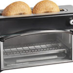 Hamilton Beach - Toastation 2-Slice Toaster and Toaster Oven - Black