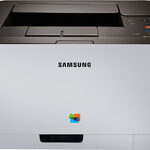 Samsung - C410W Xpress Network-Ready Wireless Color Laser Printer - Gray