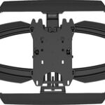 Chief - Thinstall Swing Arm TV Wall Mount for Most 37-58" Flat-Panel TVs - Extends 25" - Black