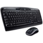Logitech - MK320 Wireless Keyboard and Mouse - Black