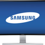 Samsung - 27" LED Curved HD Monitor - Black