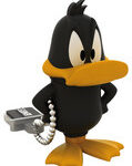 Emtec - Looney Tunes 8GB USB 2.0 Flash Drive - Black/Orange