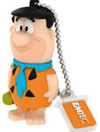 Emtec - The Flintstones 8GB USB 2.0 Flash Drive - Orange/Blue/Black