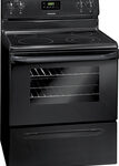 Frigidaire - 30" Freestanding Electric Range - Black