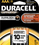 Duracell - AAA Batteries (8-Pack) - Black