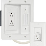 Legrand - In-Wall Power Kit for Flat-Panel TVs