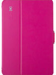 Speck - StyleFolio Case for Apple® iPad® mini, iPad mini 2 and iPad mini 3 - Fuchsia Pink/Nickel Gray