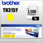 Brother - TN315Y XL High-Yield Toner Cartridge - Yellow