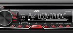 JVC - CD - Apple® iPod®-Ready - In-Dash Receiver with Detachable Faceplate and Wireless Remote - Black