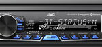 JVC - Built-In Bluetooth - Apple® iPod®-Ready - Satellite Radio-Ready - In-Dash Receiver - Black