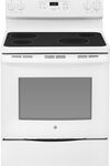 GE - 30" Freestanding Electric Range - White-on-White
