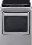 LG - 7.3 Cu. Ft. 12-Cycle Electric Dryer with Steam - Graphite Steel