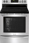 Frigidaire - Gallery 30" Self-Cleaning Freestanding Electric Convection Induction Range - Stainless-Steel