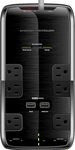 Monster - Power Black Platinum 600 6-Outlet Surge Protector - Black