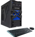 CybertronPC - Patriot Desktop - AMD A4-Series - 8GB Memory - 1TB Hard Drive - Blue
