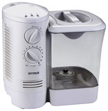 Optimus - 1.5-Gal. Warm Mist Humidifier - White - Image 1