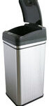 iTouchless - 13-Gal. Touchless Trash Can - Stainless-Steel