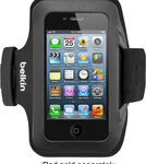 Belkin - Slim-Fit Arm Band Case for Apple® iPhone® 4 - Black