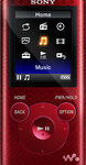 Sony - NWZ-E380 Series Walkman 4GB* Video MP3 Player - Red