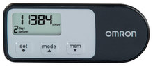 Omron - Tri-Axis Pedometer + Aerobic Steps and Calories - Black - Image 1