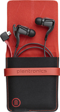 Plantronics - BackBeat GO 2 Bluetooth Earbud Headphones with Charging Case - Earbuds: Black; Case: Black/Red - Image 1