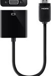Belkin - HDMI-to-VGA Adapter - Black/White