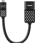 Belkin - Mini Display Port-to-HDMI Adapter - Black/White
