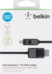 Belkin - 6' Mini DisplayPort-to-HDMI Cable - Black