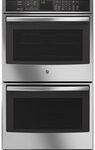 GE - Profile Series 30" Built-In Double Electric Convection Wall Oven - Stainless Steel