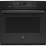 GE - Profile Series 30" Built-In Single Electric Convection Wall Oven - Black