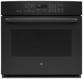 GE - Profile Series 30" Built-In Single Electric Convection Wall Oven - Black