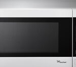 LG - 1.5 Cu. Ft. Mid-Size Microwave - Smooth White