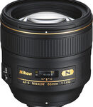 Nikon - AF-S NIKKOR 85mm f/1.4G Portrait Lens for Select Nikon Cameras - Black
