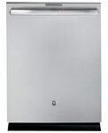 GE - 24" Tall Tub Built-In Dishwasher - Stainless-Steel