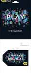 Best Buy GC - $75 Happy Birthday - Play, It's Your Day Gift Card - Multi
