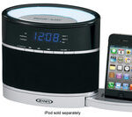 Jensen - Docking Digital Music System - Black/Silver