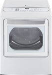 LG - EasyLoad 7.3 Cu. Ft. 12-Cycle Steam Smart Gas Dryer - White