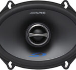 Alpine - 5" x 7" 2-Way Coaxial Car Speakers with Poly-Mica Cones (Pair) - Black