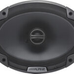 Alpine - 6" x 9" 2-Way Coaxial Car Speakers with Polypropylene Cones (Pair) - Black