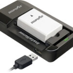DigiPower - Battery Charger - Black