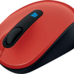 Microsoft - Sculpt Mobile Wireless Mouse - Flame Red
